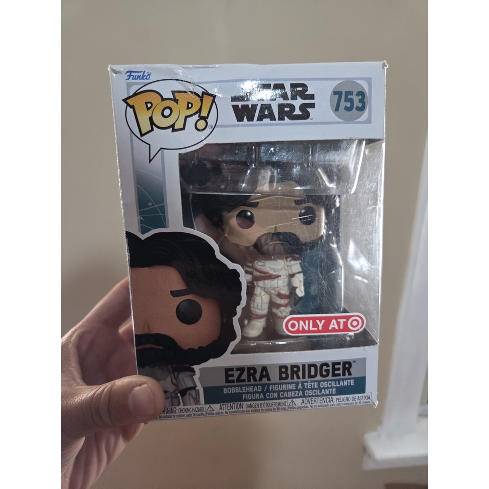 STAR WARS Ezra Bridger #753 Funko Pop From Disney 's "Ahsoka" Target Exclusive!
